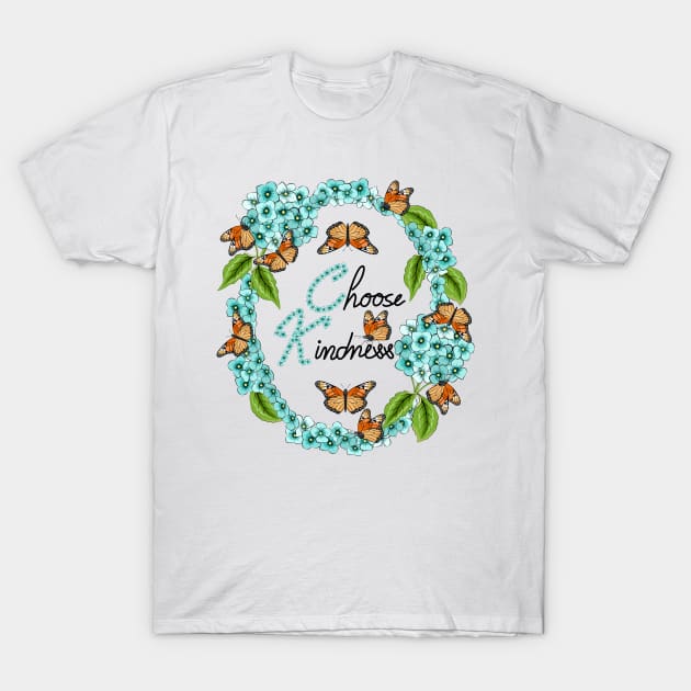 Choose Kindness T-Shirt by Designoholic